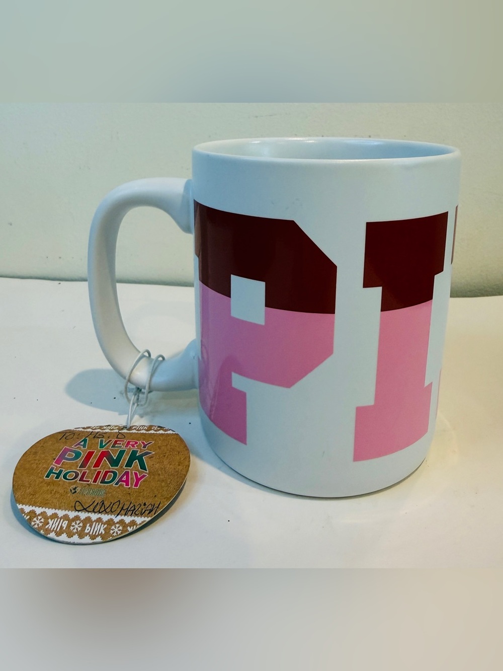 Pink Victoria Secret STAY COZY Mug x-large